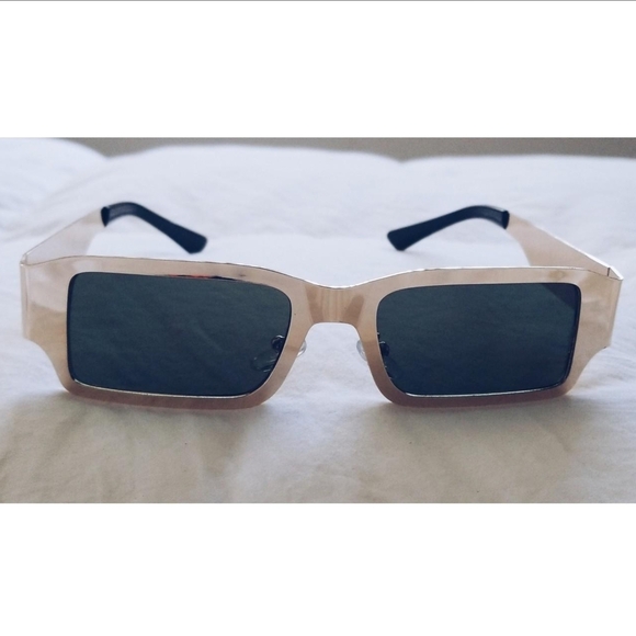 Rectangular Mirror Sunglasses - Picture 2 of 6